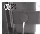 SAMSUNG RB33J3420WW - Befestigen der Griffe - 1