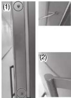 SAMSUNG RB33J3420WW - De handgrepen verwijdenen - 3