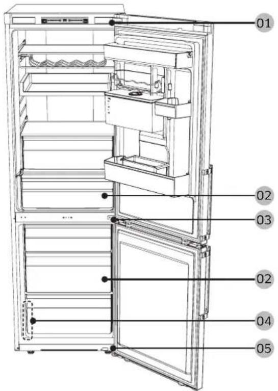 SAMSUNG RB33J3420WW - PRZESTROGA - 1