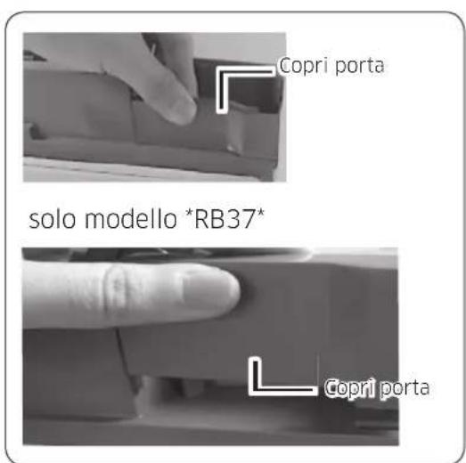 SAMSUNG RB33J3420WW - Inversione della porta - 4
