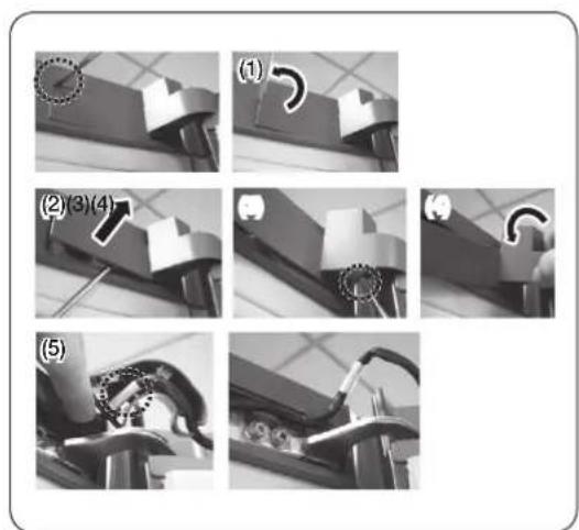 SAMSUNG RB33J3420WW - Zmiana kierunku otwierania drzwi - 5