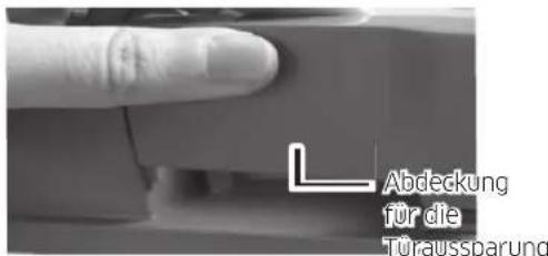 SAMSUNG RB33J3420WW - Wechseln des Turanschlags - 5