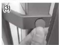 SAMSUNG RB33J3420WW - Slik fjerner du handtakene - 4