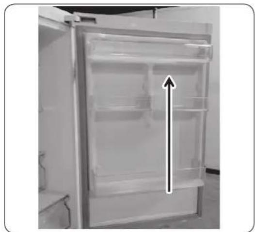 SAMSUNG RB33J3420WW - Dureliu atidarymo krypties pakeitimas - 8