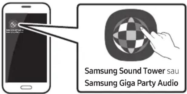 SAMSUNG Giga Party Audio MXT50 - Lansarea aplicatiei Samsung Sound Tower (Giga Party Audio) - 1