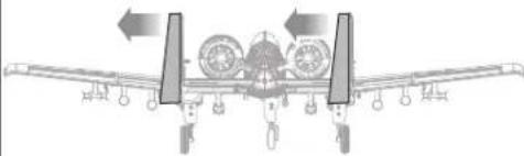 E-flite A10 Thunderbolt II - Test de direction des commandes AS3X - 11