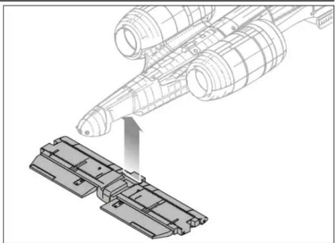 E-flite A10 Thunderbolt II - Installation de l'empennage horizontal - 1