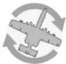 E-flite A10 Thunderbolt II - Verifi ca della direzione dei controlli AS3X - 10