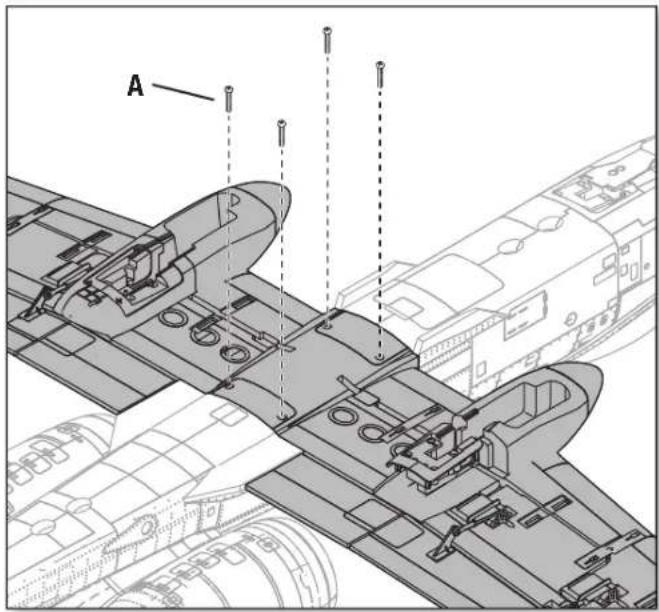 E-flite A10 Thunderbolt II - Wing Installation - 2