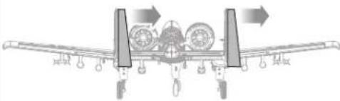 E-flite A10 Thunderbolt II - Rudder - 12