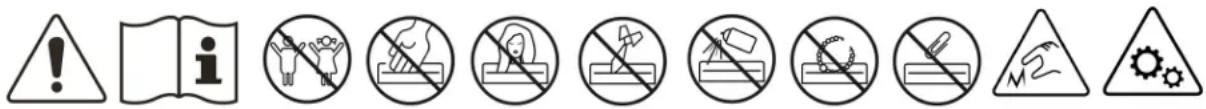 Genie 580 XCD - Precautions - 1