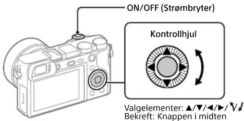 SONY Alpha a1400 - Stille inn sprek og klokken - 1
