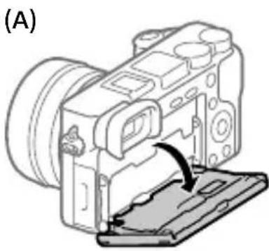 SONY Alpha a1400 - Changing the monitor angle - 1