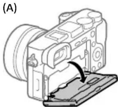 SONY Alpha a1400 - Modification de l'angle de l'écran - 1