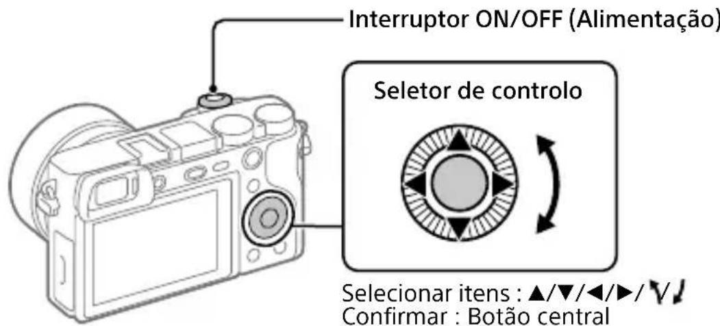 SONY Alpha a1400 - Definir o idioma e o relógio - 1