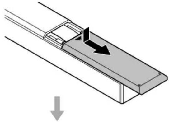 SONY SAZ1 - Inserting the batteries - 1