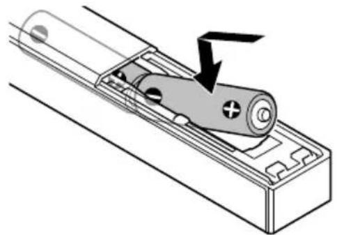 SONY SAZ1 - Inserting the batteries - 2