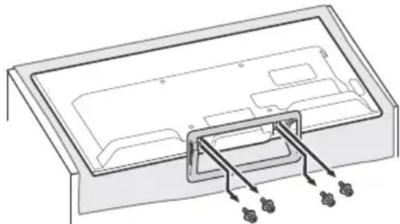 SONY Bravia KDL48R510C - Démonter le support de table du téléviseur - 1