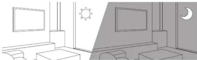 SAMSUNG The Frame QE32LS03TBK - Öko-Sensor und Bildschirmhelligkeit - 1