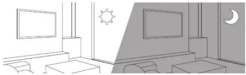 SAMSUNG The Frame QE32LS03TBK - Sensor Eco e brilho do ecra - 1