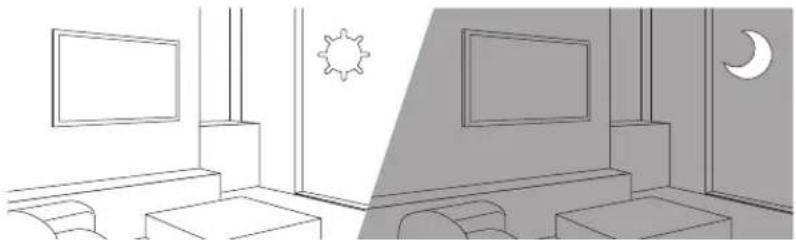 SAMSUNG The Frame QE32LS03TBK - Ekosensor och skärmljusstyrka - 1