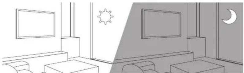 SAMSUNG The Frame QE32LS03TBK - Capeur Eco et luminosité de l'écran - 1