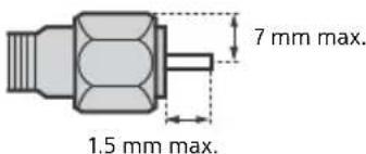 SONY Bravia XBR55X900E - Recommendation for an F type plug - 1