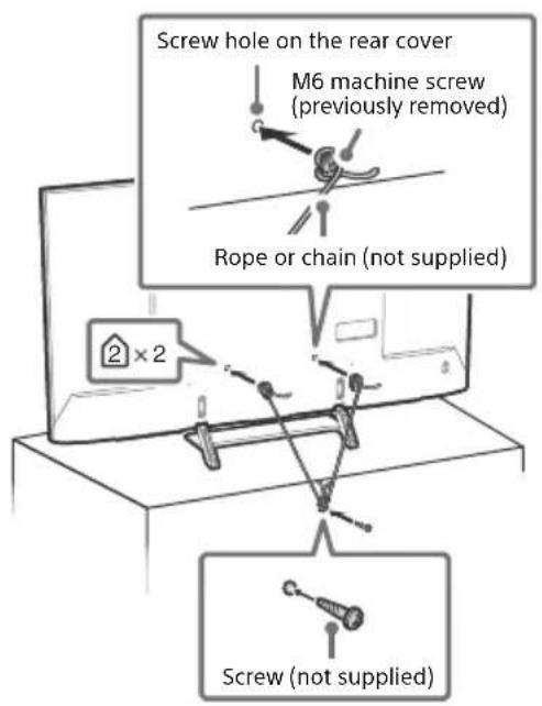SONY Bravia XBR55X900E - Recommended Measures to Secure the TV - 3
