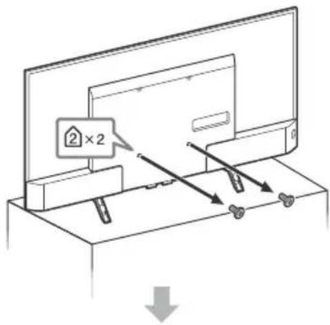 SONY Bravia XBR43X800D - Recommended Measures to Secure the TV - 2