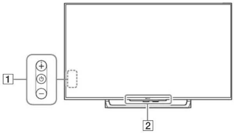SONY Bravia XBR43X800D - Controls and Indicators - 1