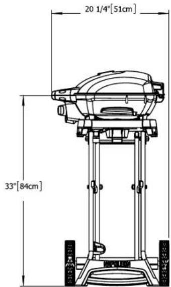 Napoleon TravelQ PRO285X - DIMENSIONS - 4