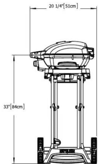 Napoleon TravelQ PRO285X - Dimensioner - 3
