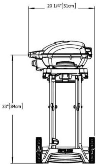 Napoleon TravelQ PRO285X - DIMENSIONS - 3