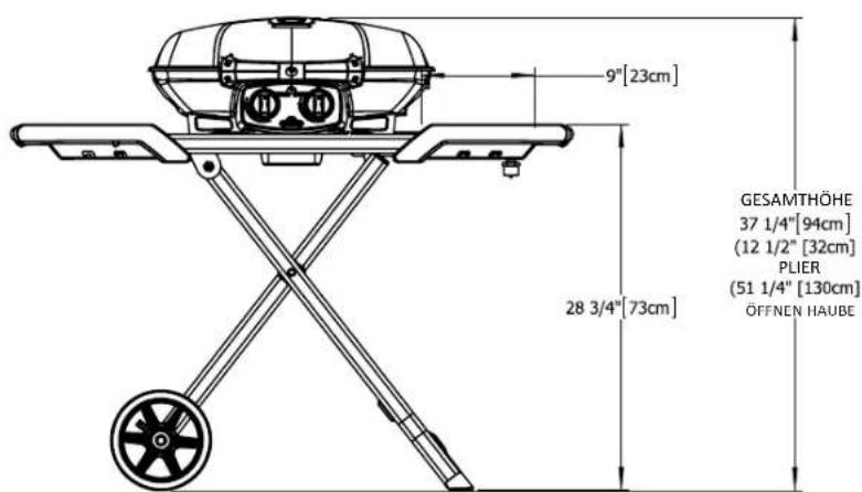 Napoleon TravelQ PRO285X - DIMENSIONS - 3