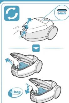 Diagram illustrating three steps of a car washing machine: recycling, cleaning, and disinfection.