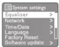PHILIPS TAR8805 - Utilisation du menu des réglages du système - 1