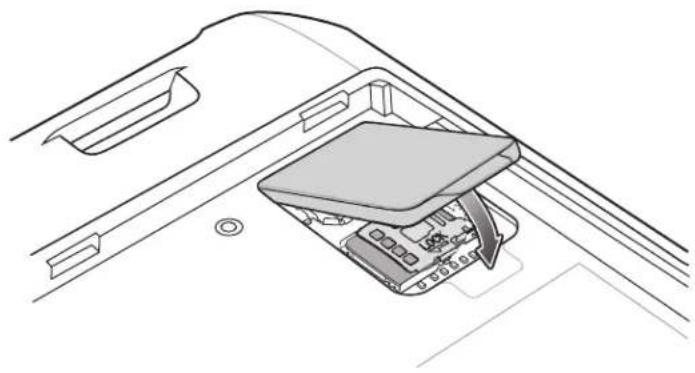 ZEBRA TC21 - Installation d'une carte microSD - 7