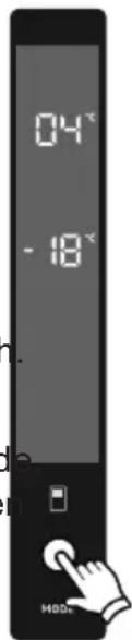 AEG RCB736E5MX - Cooler Temperature Settings - 1