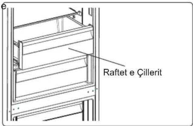 AEG RCB736E5MX - Heqja e raftit të çillerit - 1