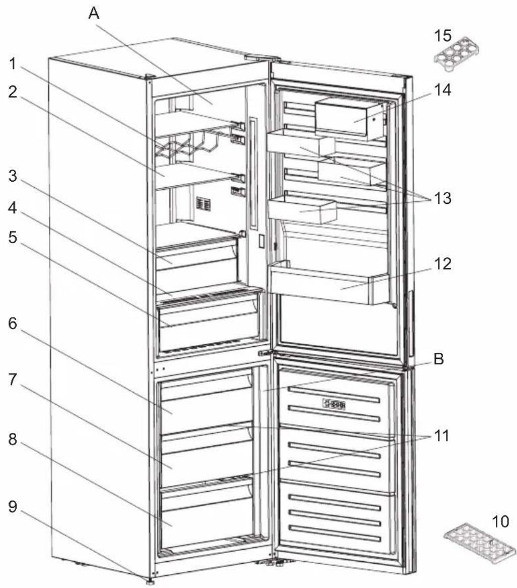 AEG RCB736E5MX - DESCRIPTION DE L'APPAREIL - 1