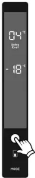 AEG RCB736E5MX - Lorsque ce mode est activé : - 1