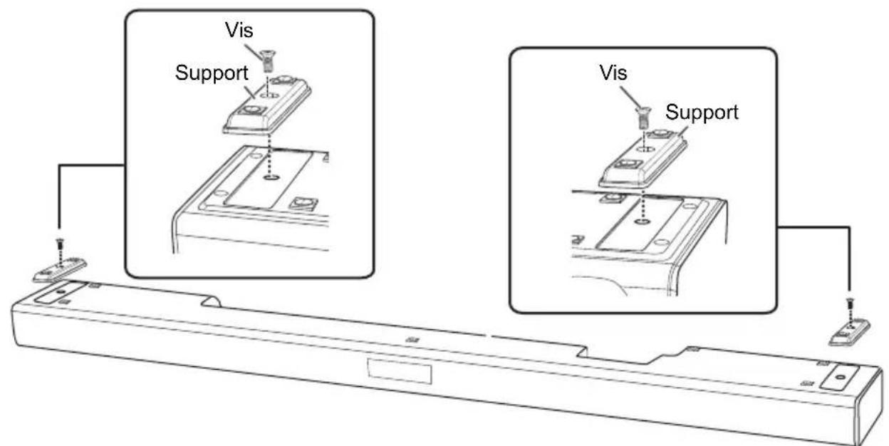 PANASONIC SCHTB600 - Fixation du support à l'appareil principal (facultatif) - 1
