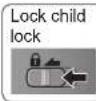 PANASONIC MXS401 - When finished, release trigger switch and lock child lock. Confirm that rotation has stopped, then remove blender from adapter. - 2