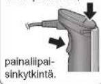 PANASONIC MXS401 - Paina liipaisinkytkintä pitäen lukituksen avauspainiketta painettuna käynistäksesi. - 2