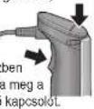 PANASONIC MXS401 - Ellenorizze, hogy a forgas abbamaradt, majd vegye ki a mixert a tarolóedenybol. - 2