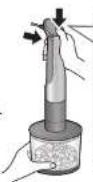 PANASONIC MXS401 - Press trigger switch while holding down the unlock button to start. - 1