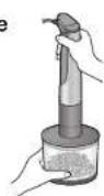 PANASONIC MXS401 - Premere l'interruttore tenendo premuto il tasto di sblocco per avviare. - 1