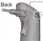 PANASONIC MXS401 - Motor housing back - 1