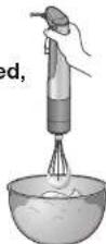 PANASONIC MXS401 - How to Use -Whisk attachment- (continue) - 2