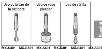 PANASONIC MXS401 - Especificaiones - 1